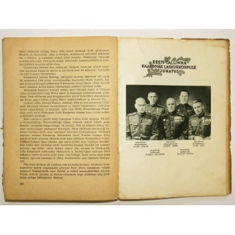 Cronache di combattimento di estoni Guardie Rifle Corps in RKKA, edizione limitata, 1945. Espenlaub militaria